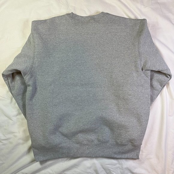 Supreme Box Logo Crewneck Heather Grey FW22 Size MEDIUM - Picture 2 of 8